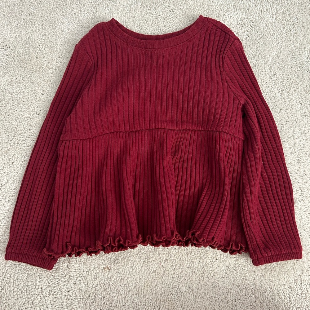 Toddler Girl Knit Ribbed Set - Picture 5 of 6